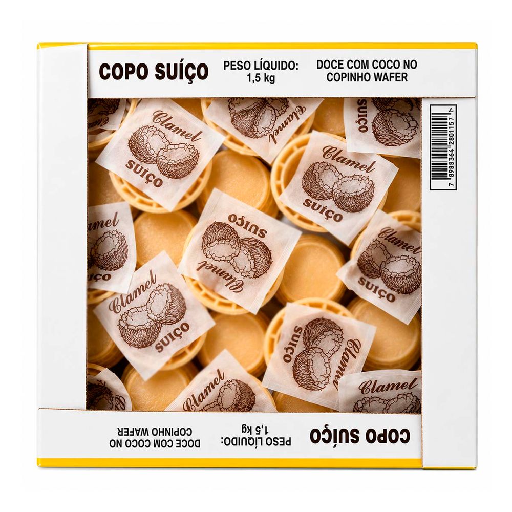Doce Clamel Copo Suico Caixa com 50 unidades-2-